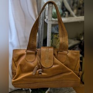 Hidesign Satchel Bag in Khaki